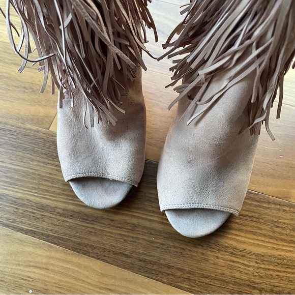 Fringed Stiletto Ankle Booties - Picture 5 of 8